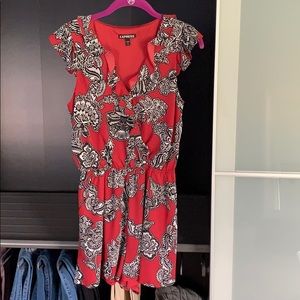 Floral patterned romper